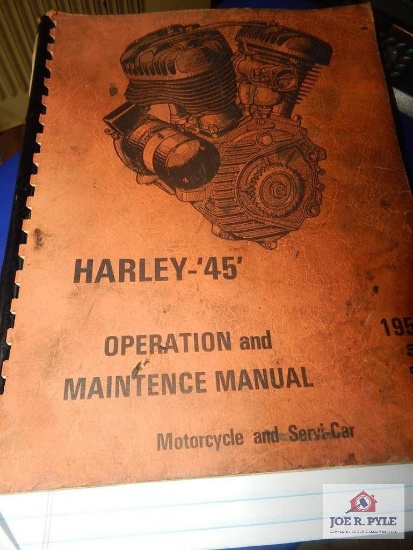 1940-1952 Harley 45 operation manual