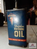 Hudson dripless penetrating oil tin