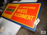 AAMCO wheel alignment sign