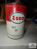 SLB Esso advertising tin