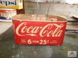 6 pack paper coca-cola bottle carrier (