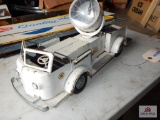 Beacon light metal toy truck