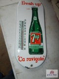 porcelain 7up thermometer