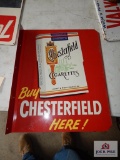 Chesterfield and L&M double-sided metal flange sign