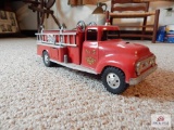Ford metal toy fire truck