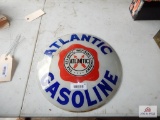 Original gas pump globe, Atlantic Gasoline (with crack)