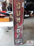 Dunlop Tire single-sided tin advertising sign (5'x12