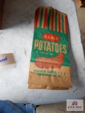 3 USA1 paper potato bags (Kingwood, WV)