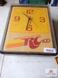 Lighted RC wall clock