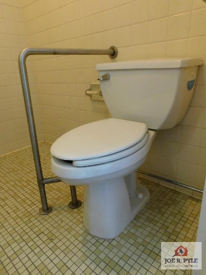 Standard Size Toilet w/ Safety Bar