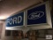 Double Sided Lighted Ford Sign 13ft;1in x 5ft 6in with pole