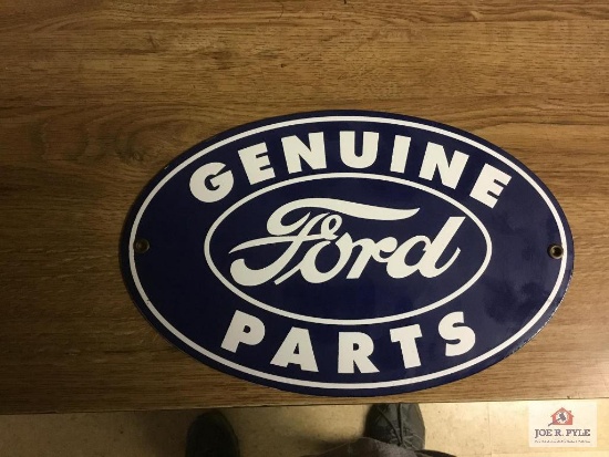 Ford Parts Metal Sign (7.5"x11.5")