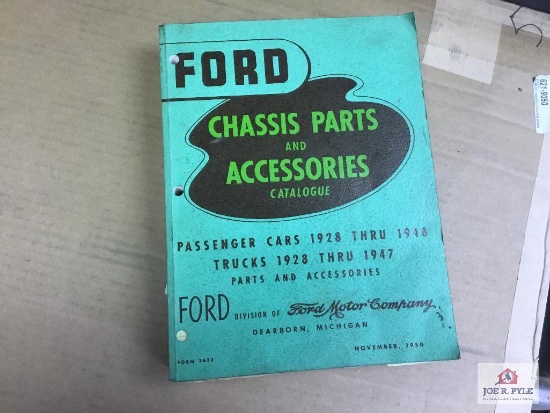 Ford Chassis Parts catalog passenger cars 1928-1948 and trucks 1928-1947