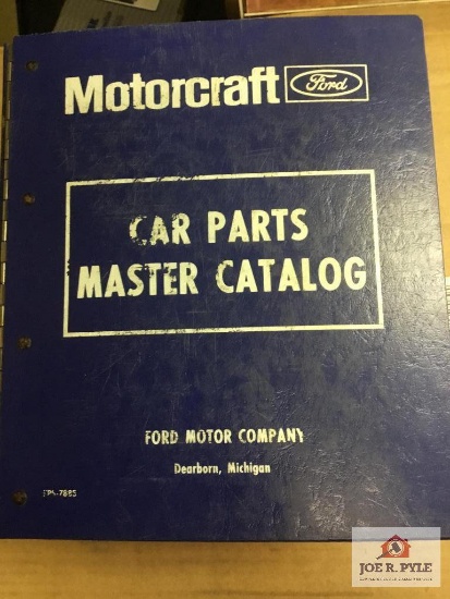 Lot of 3 1980-1989 Ford Car, Lincoln, Mercury Car parts Master Catalog