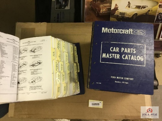 1996 ; Up Ford , Lincoln, Mercury Car Parts Master Catalog