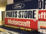 cardboard ford parts store single sided sign(4'x30