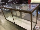 Beveled Glass Oak Display Case