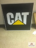 Large CAT sign - metal - two sided plus key cutter, hitches, car parts, etc.