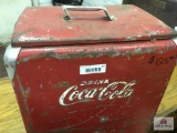 Early Coca-Cola Cooler w/ tray and Drain Plug
