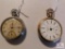 (2) Pocket Watches (1) Uncle Sam Ingraham Watch Co USA Around 1907 (1) United States Watch Co