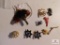 9 pieces bird jewelry signed C.T Britain