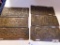 6 License Plates 1942-1945 , 1947-1948, 1951-1952