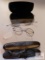 3 Old eye glasses