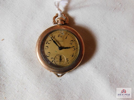 Watch Ladies Elgin USA #28803617 Key Stone Watch Case #610E J Boss 10k #505289
