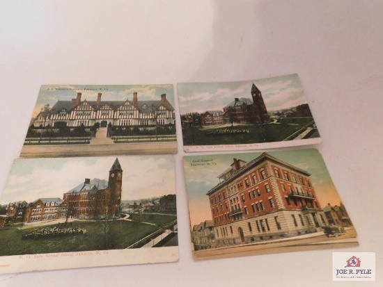 Post cards, Fairmont WV , 37 Cards 500 Some Names on Back, Wade Shaver, Kimel