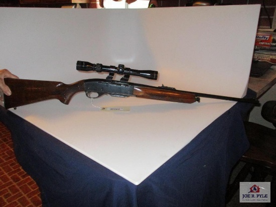 Remington Woodmaster Model 742, Cal 30.06 #297676 Semi-Auto with clip has Tasco scope 3x9x32 with