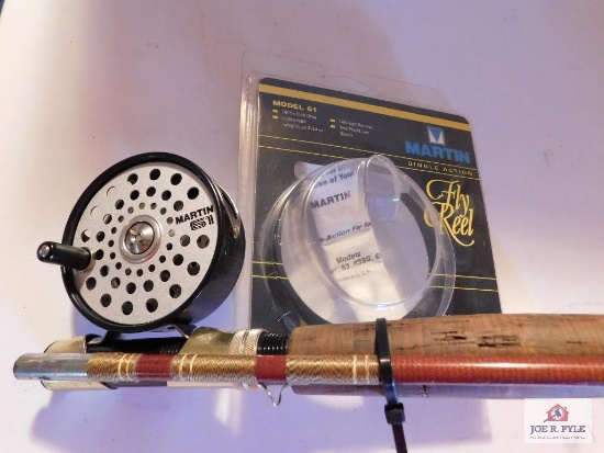 Martin #61 Fly Reel New with Box and Fly Rod