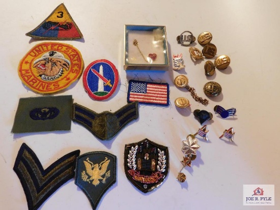 Military Patches, pins and buttons