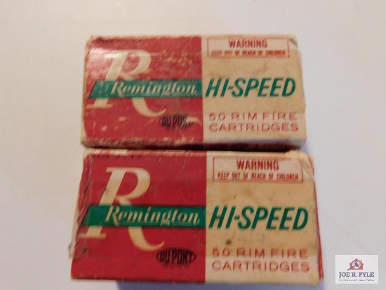 2 Boxes Remington Hi-Speed 22 Long Rifle Hollow Point