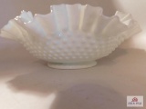 White signed 11 3/4 Fenton bowl