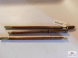 Wood and Brass Shotgun Cleaning Rod with Brush end