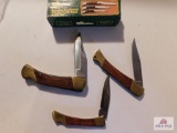 Set of 3 Knife set Timberline New In Box Includes 9