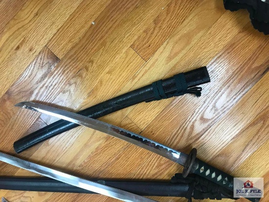 3 Samurai Swords