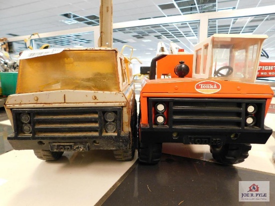 Tonka Bell System (rough) and orange wrecker