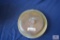 Stoneware lid w/impressed 2 (chip) 11