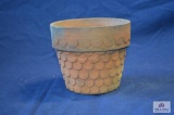 JM Hardine Co Palatine WV flower pot (cracked)