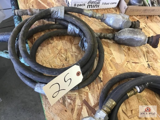 2 AIR HOSE WITH OILERS