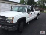 2003 CHEVROLET 2500 HD LONG BED 4-DOOR 4WD WITH LEFT GATE (197XXX MILES)