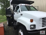 1999 GMC C7500 SINGLE AXLE DUMP TRUK WITH AIRBRAKES (220XXX MILES)