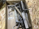 1 LOT OF CHIPPING HAMMERS & WIRE BRUSHES