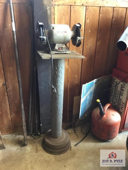 Heavy Duty Bench Grinder on Pedestal