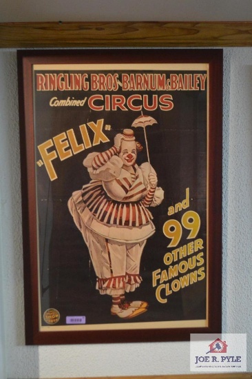 Circus Poster: Ringling Brothers And Barnum & Bailey Circus "Felix" The Clown