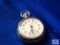 LADY CLARE OPEN FACE POCKET WATCH WITH SECOND HAND COMPLICATION