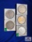 FIVE US SILVER DOLLAR COINS