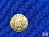 MINIATURE SAINT GAUDENS GOLD COIN (DEPICTING $20 GOLD COIN)