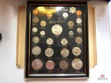 FRAMED PRESENTATION: UNITED STATES 20TH CENTURY TYPE COINS